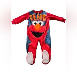 Sesame Street Elmo Fleece Footed Sleeper